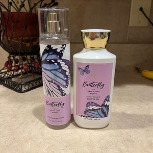 Bath and Body Works Butterfly set